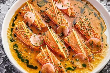 Севиче из лосося