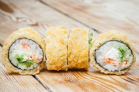 Теплый с крабом