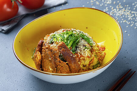 Тяхан с говядиной