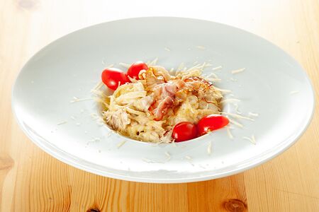 Паста Курица и грибы