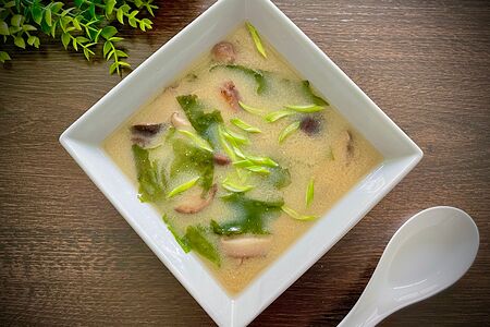 Мисо суп с грибами