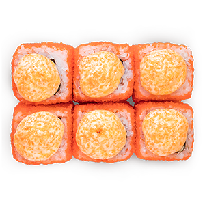 С креветкой и угрем (запеченный)