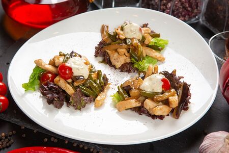 Салат с индейкой