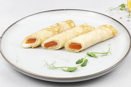 Блины с семгой