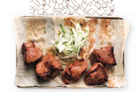 Шашлык из cвинoй шейки