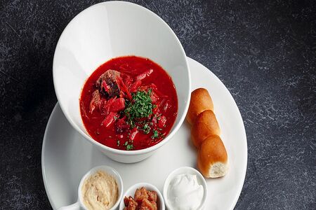 Борщ с говядиной