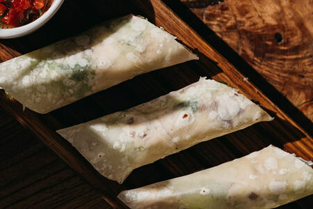 Мини-шаурма с осьминогом