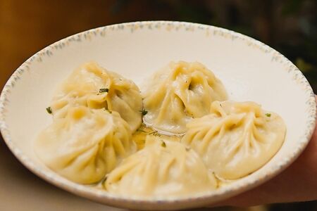 Манты с говядиной