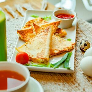 Кесадилья с курицей