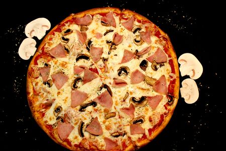 Ветчина с грибами