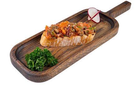 Брускетта Лосось