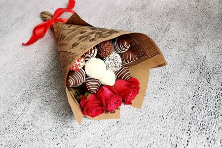 Букет из 3 розы