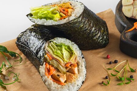 Шаурма в рисе По-корейски