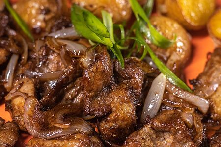 Казан-кебаб с курицей