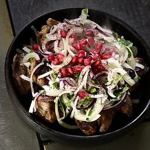 Печень говяжья на мангале