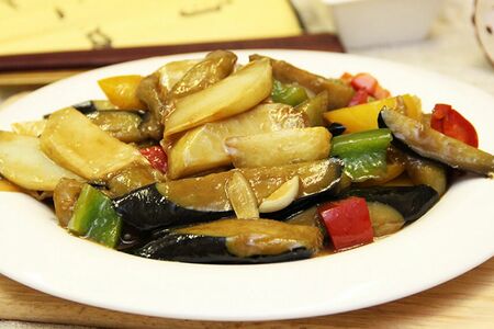 Баклажаны с картофелем