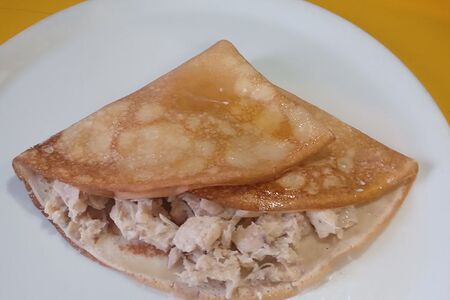 Блины с курицей