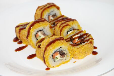 Горячий ролл Жареный микс