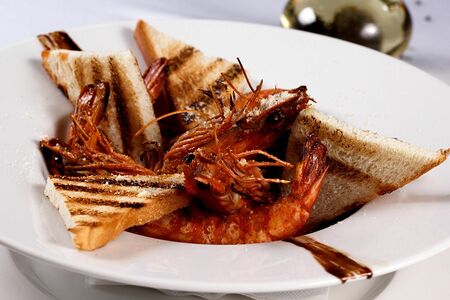 Креветки тигровые 8/12 на бузаре