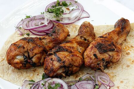 Шашлык из куринной голени