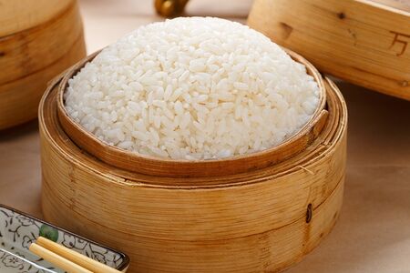 Рис на пару