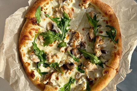 Курица и грибы