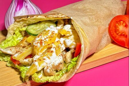 Сувлак с курицей