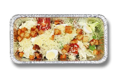 Салат Цезарь с курицей