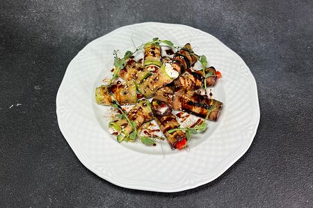 Закуска из баклажанов и цукини
