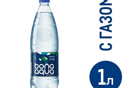 Вода Бон Аква с газом