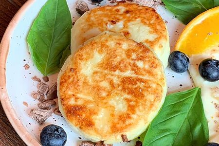 Сырники с цитрусовым муссом