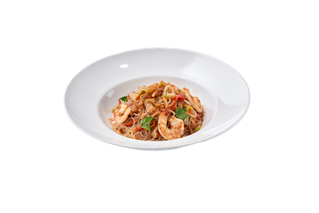 Фунчоза с морепродуктами