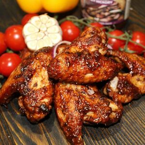 Шашлык из куриных крылышек 