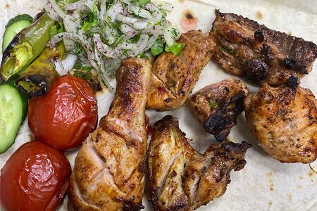 Шашлык куриный ассорти