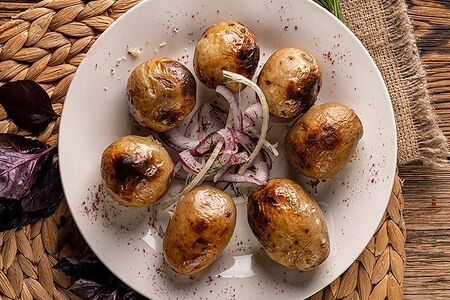 Картофель на углях