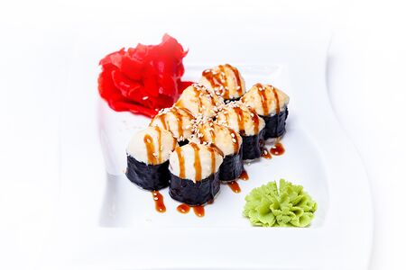 Запечённый хот унаги с угрём