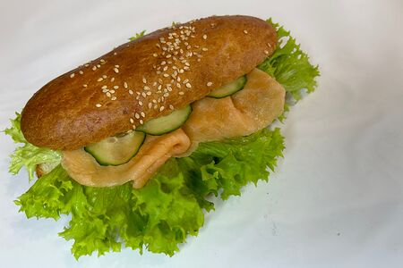 Сэндвич с лососем