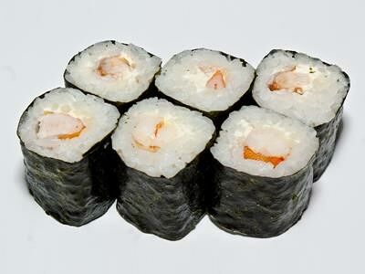 Ролл с креветкой и сыром