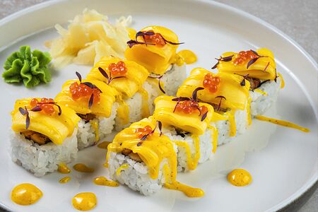 С угрем, манго и сыром дорблю