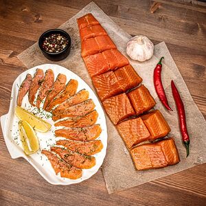 Форель холодного копчения