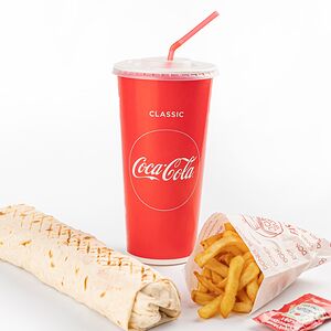 Донер куриный в лаваше комбо