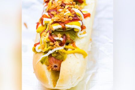 С куриной сосиской