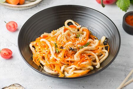 Лапша вок с овощами