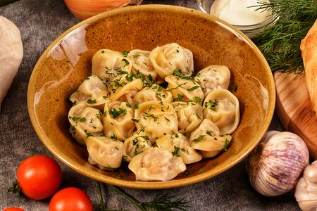 Пельмени из телятины со свининой