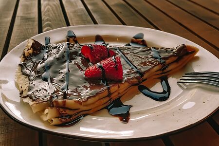 Стандартный Блин с Nutella и клубникой