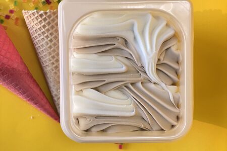 Мороженое Капучино в мини-ванне