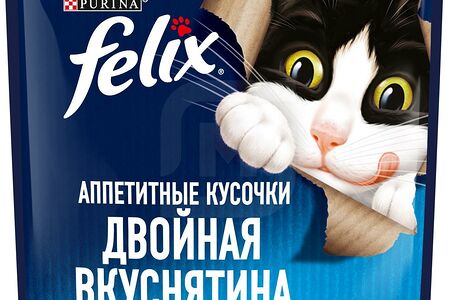 Felix Двойная вкуснятина Корм для кошек индейка/печень
