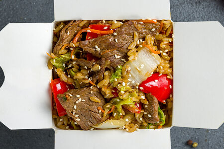 Рис с Говядиной и с овощами