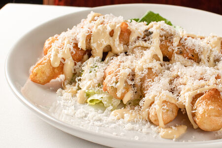 Спаржа в темпуре с фирменным айоли