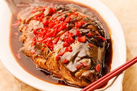 Карп в соевом соусе